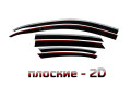 2D Дефлектор окон - MERCEDES-BENZ GLE Coupe 2014-2019г.в. (I)