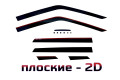 2D Дефлектор окон - NISSAN JUKE 2011-2014г.в. (I)