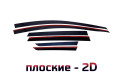 2D Дефлектор окон - NISSAN MURANO 2016-2022г.в. (III)