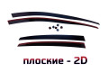 2D Дефлектор окон - PEUGEOT 308 2007-2014г.в. (I, I рестайлинг) Хэтчбек 5дв.