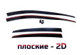 2D Дефлектор окон - PEUGEOT 308 2007-2014г.в. (I, I рестайлинг) Хэтчбек 5дв.