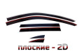 2D Дефлектор окон - PORSCHE CAYENNE 2010-2018г.в. (II, II рестайлинг)
