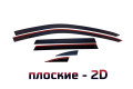2D Дефлектор окон - PORSCHE CAYENNE 2010-2018г.в. (II, II рестайлинг)