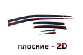 2D Дефлектор окон - NISSAN AURA 2021-2026г.в. (I, I рестайлинг)