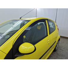 2D Дефлектор окон - PEUGEOT 107 2005-2015г.в. (I, I рестайлинг, I рестайлинг-2) - 5дв.