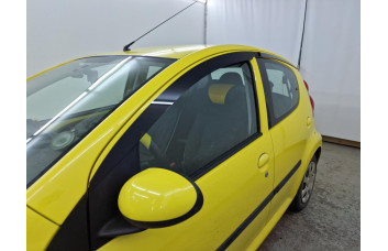 2D Дефлектор окон - PEUGEOT 107 2005-2015г.в. (I, I рестайлинг, I рестайлинг-2) - 5дв.