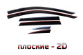 2D Дефлектор окон - AUDI A4 Allroad Quattro (B9) 2015-2022г.в. (II, II рестайлинг)