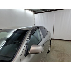 2D Дефлектор окон -  SKODA OCTAVIA (A5) 2008-2013г.в. (II рестайлинг)