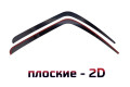 2D Дефлектор окон - ISUZU ELF 2006-2023г.в. (VI, VI рестайлинг)