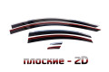 2D Дефлектор окон - MAZDA 6 2007-2012г.в. (II, II рестайлинг), Седан