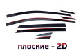 2D Дефлектор окон - MERCEDES-BENZ B-ClASS 2011-2018г.в. (II, II рестайлинг)
