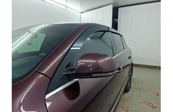 2D Дефлектор окон - SKODA SUPERB 2008-2015г.в. (II, II рестайлинг) - Лифтбэк