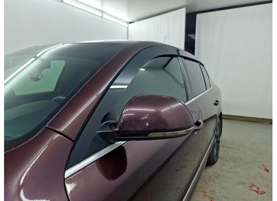 2D Дефлектор окон - SKODA SUPERB 2008-2015г.в. (II, II рестайлинг) - Лифтбэк