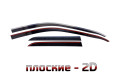 2D Дефлектор окон - MERCEDES-BENZ M-CLASS 2014-2015г.в. (III)