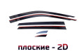 2D Дефлектор окон - SKODA KODIAQ GT 2018-2026г.в. (II, II рестайлинг)
