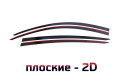2D Дефлектор окон - TESLA MODEL Y 2019-2024г.в. (I)