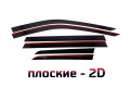 2D Дефлектор окон - TOYOTA GRAND HIGHLANDER 2023-2024г.в. (I)