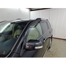 2D Дефлектор окон -  TOYOTA HIGHLANDER (XU40) 2010-2013г.в. (II рестайлинг)