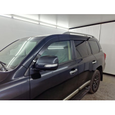 2D Дефлектор окон -  TOYOTA LAND CRUISER (J200) 2007-2021г.в. (XI, XI рестайлинг, XI рестайлинг-2)