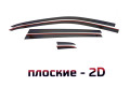 2D Дефлектор окон - VOLKSWAGEN TIGUAN 2016-2022г.в. (II, II рестайлинг)