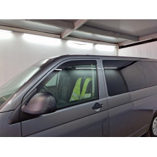 2D Дефлектор окон - VOLKSWAGEN TRANSPORTER 2002-2015г.в. (V, V рестайлинг)