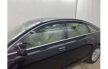 2D Дефлектор окон - AUDI A6 2004-2011г.в. (III, III рестайлинг) Седан