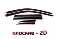 2D Дефлектор окон - BMW X5 (E53) 1999-2006г.в. (I, I рестайлинг)
