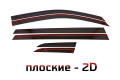 2D Дефлектор окон - CHANGAN CS75 2018-2024г.в. (I рестайлинг)