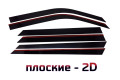 2D Дефлектор окон - CHANGAN CS95 2016-2023г.в. (I, I рестайлинг)