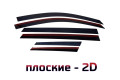 2D Дефлектор окон - CHERY TIGGO 4 2024-2025г.в. (I рестайлинг-2)