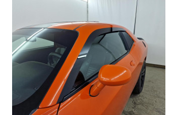 2D Дефлектор окон - DODGE CHALLENGER 2008-2025г.в. (III, III рестайлинг)