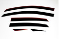 2D Дефлектор окон - FORD FOCUS 2007-2011г.в. (II рестайлинг) - седан.