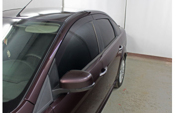 2D Дефлектор окон - FORD FOCUS 2007-2011г.в. (II рестайлинг) - седан.