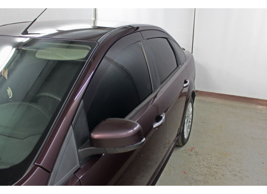 2D Дефлектор окон - FORD FOCUS 2007-2011г.в. (II рестайлинг) - седан.