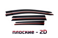 2D Дефлектор окон - FORD KUGA 2011-2019г.в. (II, II рестайлинг)