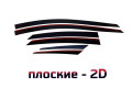 2D Дефлектор окон - HYUNDAI I40 2011-2017г.в. (I, I рестайлинг)
