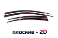 2D Дефлектор окон - HYUNDAI SOLARIS 2017-2022г.в. (II, II рестайлинг) - Седан
