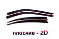 2D Дефлектор окон - INFINITI Q50 2014-2021 (IV,IV рестайлинг)