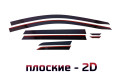 2D Дефлектор окон - JETTA VS5 2019-2024г.в. (I)