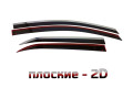 2D Дефлектор окон - KIA PICANTO 2017-2022г.в. (III, III рестайлинг)