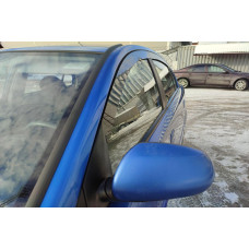2D Дефлектор окон - KIA RIO 2009-2011г.в. (II рестайлинг)