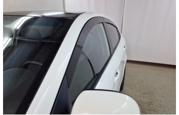 2D Дефлектор окон - KIA RIO 2011-2017г.в. (III, III рестайлинг) - Седан