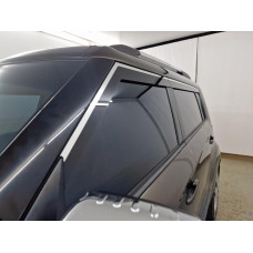 2D Дефлектор окон - KIA SOUL 2008-2014г.в. (I, I рестайлинг)