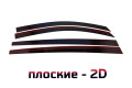 2D Дефлектор окон - KIA SPORTAGE 2010-2016г.в. (III, III рестайлинг)