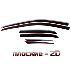 2D Дефлектор окон - LEXUS NX 200t 2014-2017г.в. (I)