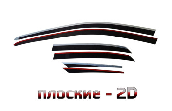 2D Дефлектор окон - LEXUS NX 200t 2014-2017г.в. (I)