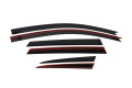 2D Дефлектор окон - MAZDA 3 2003-2009г.в. (I, I рестайлинг) - Хэтчбек
