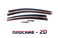 2D Дефлектор окон - MAZDA 6 2012-2022г.в. (III, III рестайлинг, III рестайлинг-2)