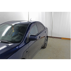 2D Дефлектор окон - MITSUBISHI LANCER 2007-2016г.в. (X, X рестайлинг)