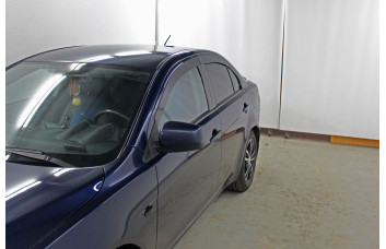 2D Дефлектор окон - MITSUBISHI LANCER 2007-2016г.в. (X, X рестайлинг)